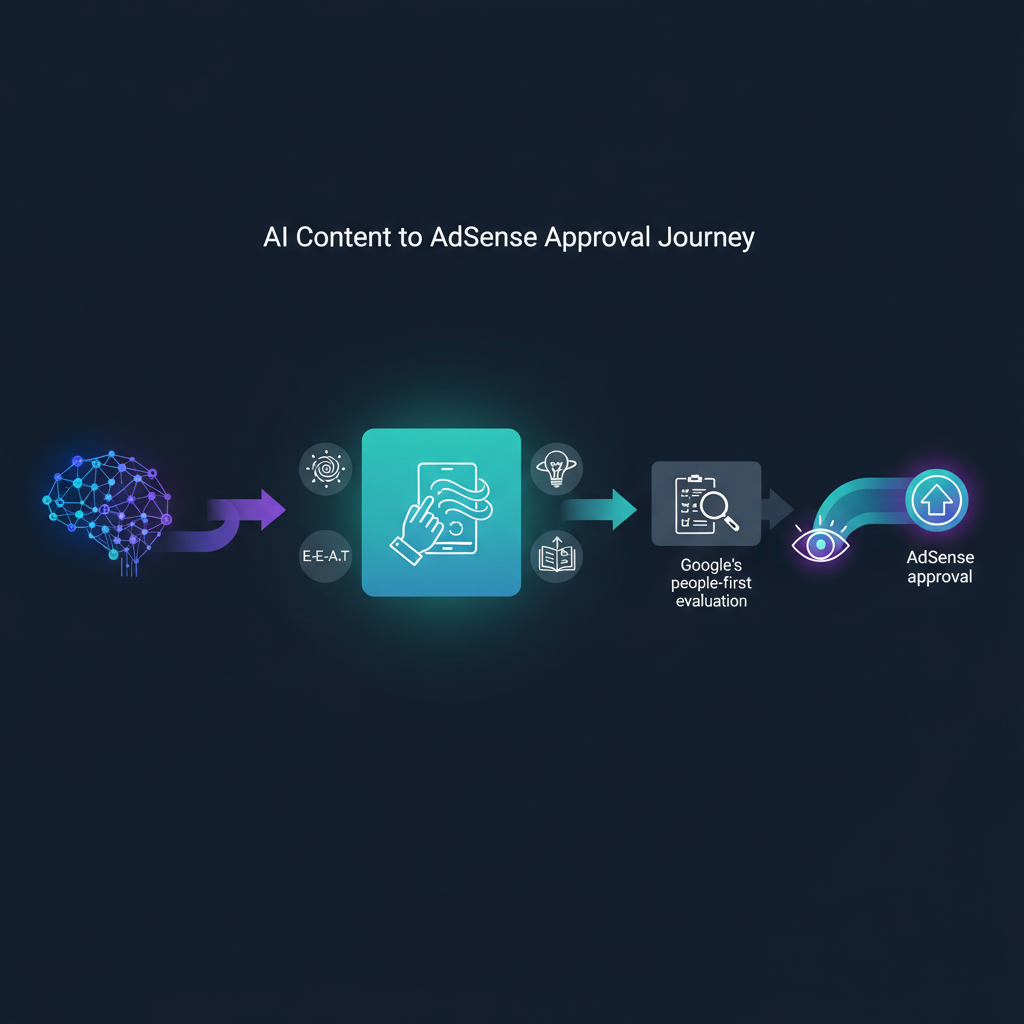 AI 콘텐츠 생성 과정과 사람의 검토