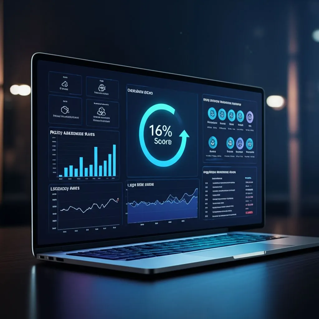 Seven-step infographic showing the AI data governance implementation process