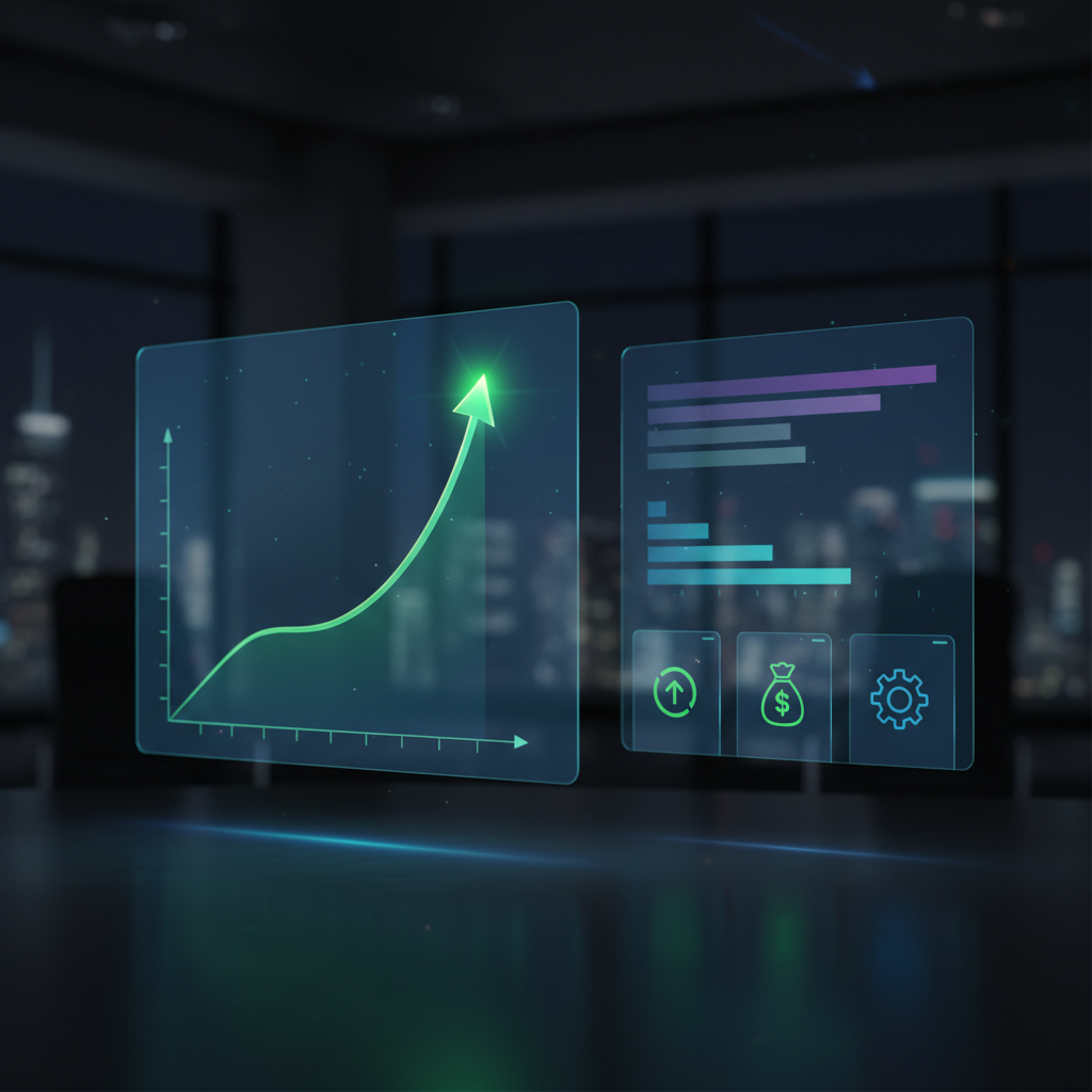 A graph showing cost comparison of different AI models over usage