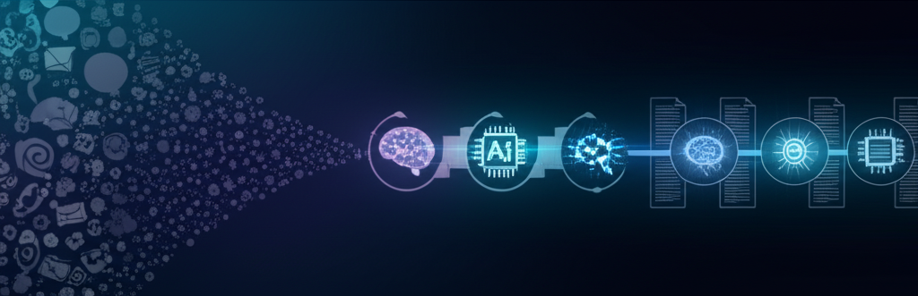 Illustration of a busy small business owner overwhelmed by multiple communication channels, representing the burden of manual customer support.